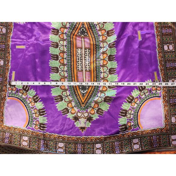 Womens Short Kaftan Bright Colorful Party Beach Vacation Whimsy Y2K - Picture 6 of 9